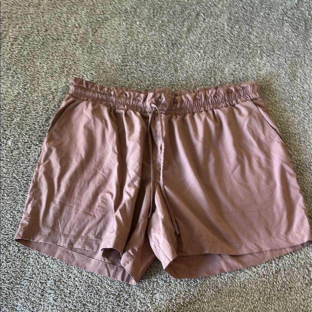 Mondetta Pink Athletic Shorts Elastic Waist Lightweight